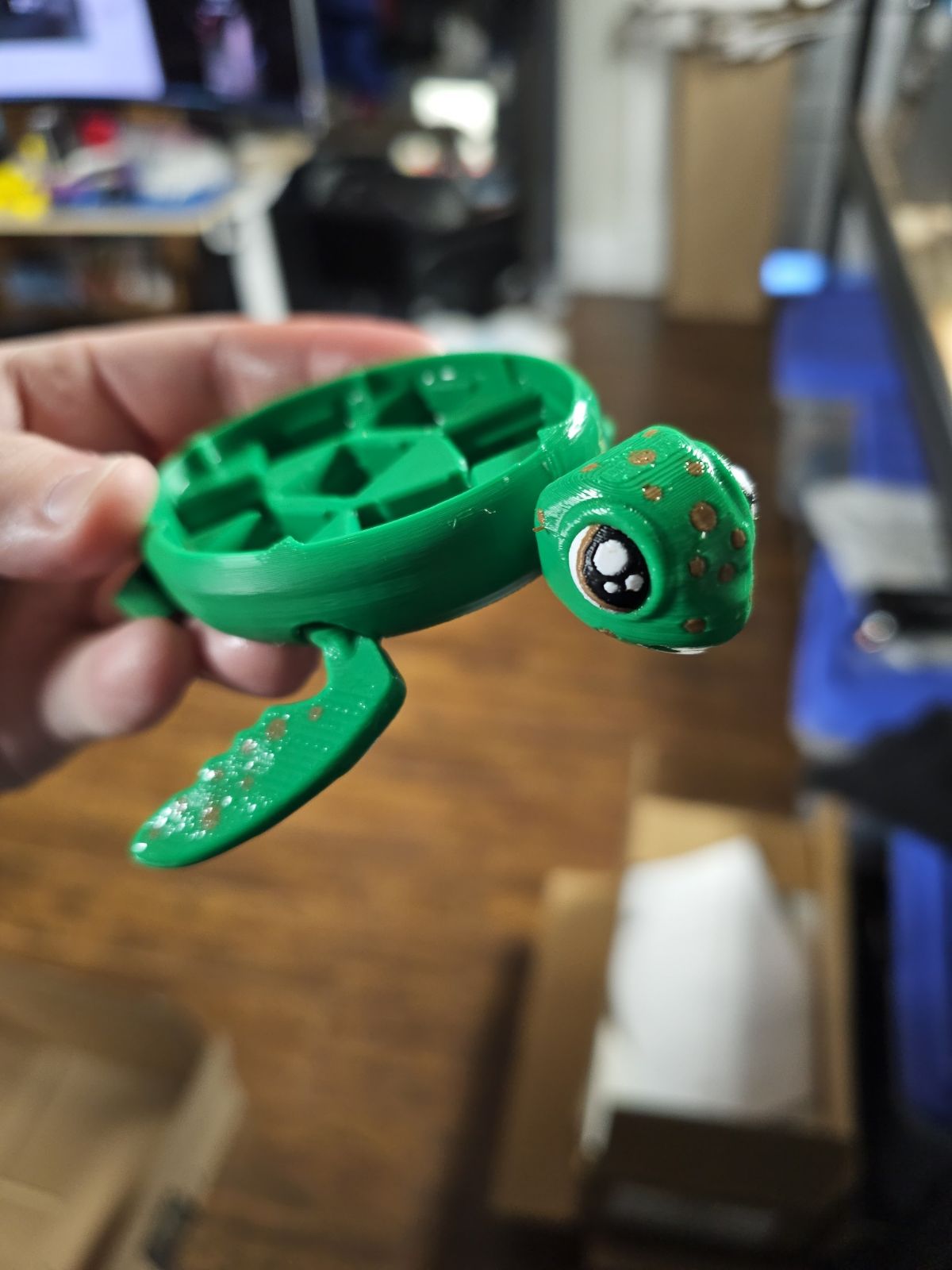 Sea Turtle Clicker Keychain Featuring 7 Clickers!