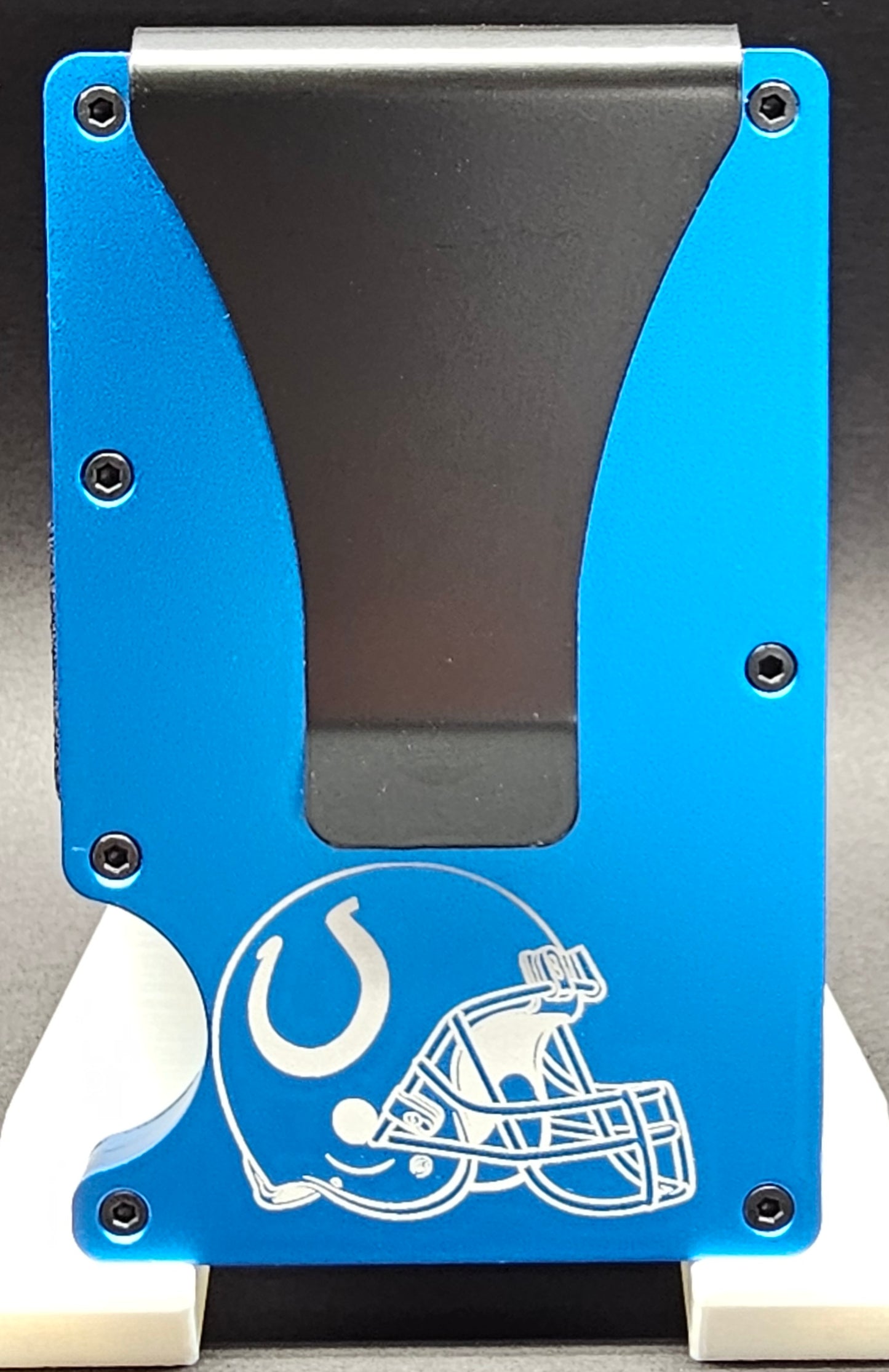 Laser Engraved RFID Blocking Aluminum Wallet