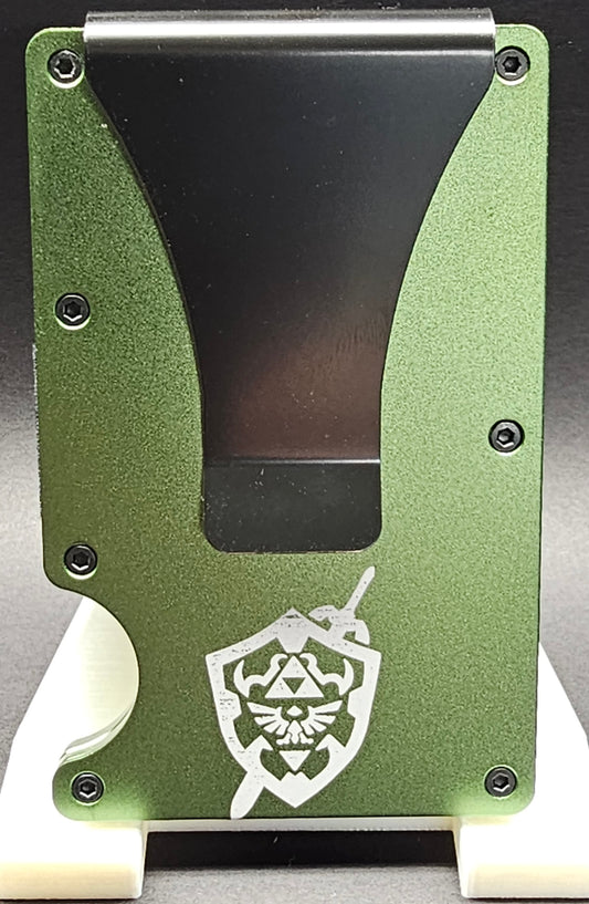 Laser Engraved RFID Blocking Aluminum Wallet