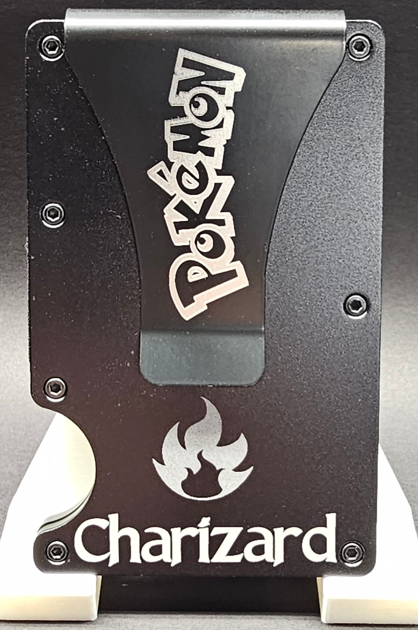 Laser Engraved RFID Blocking Aluminum Wallet