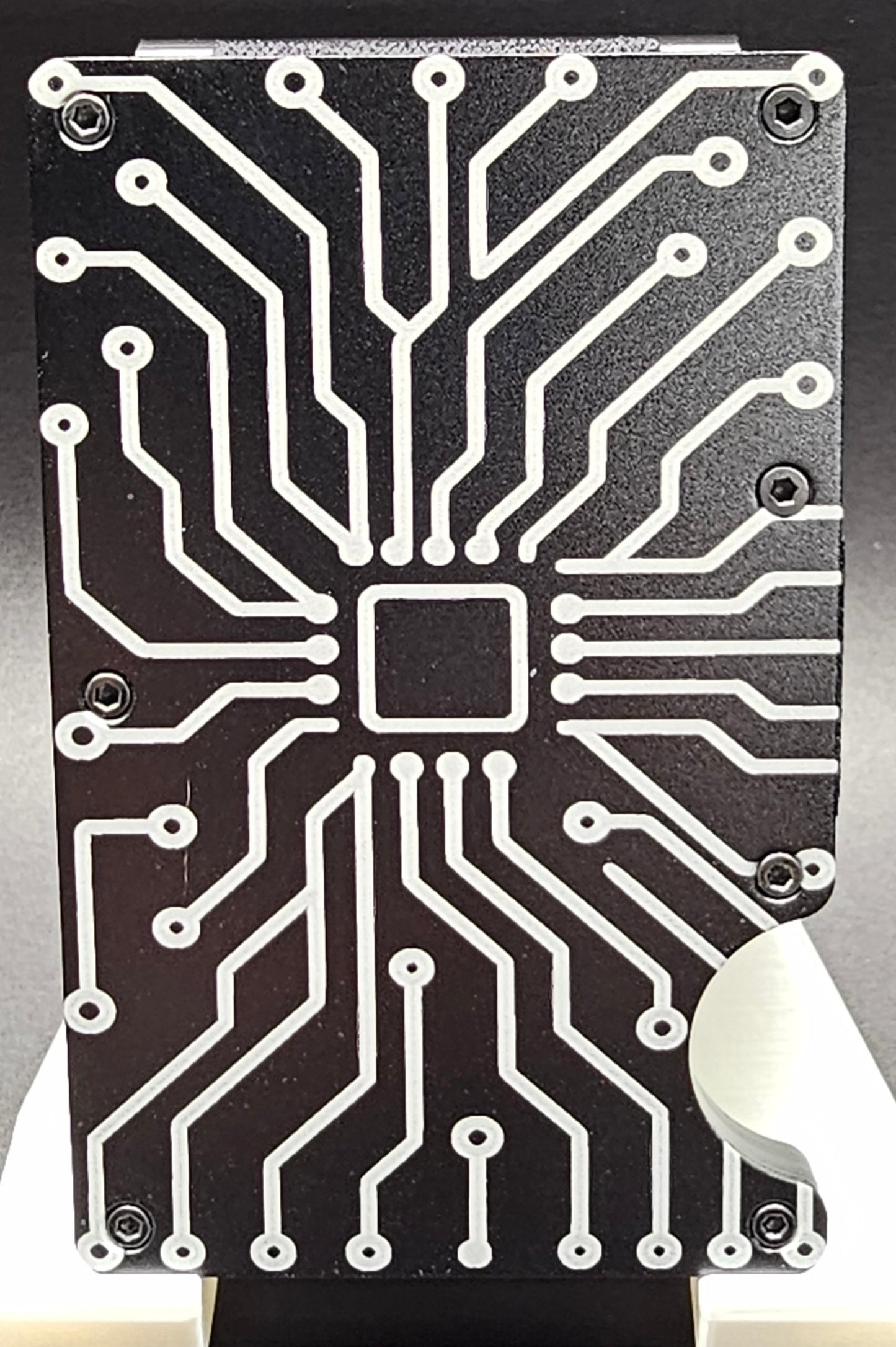 Laser Engraved RFID Blocking Aluminum Wallet