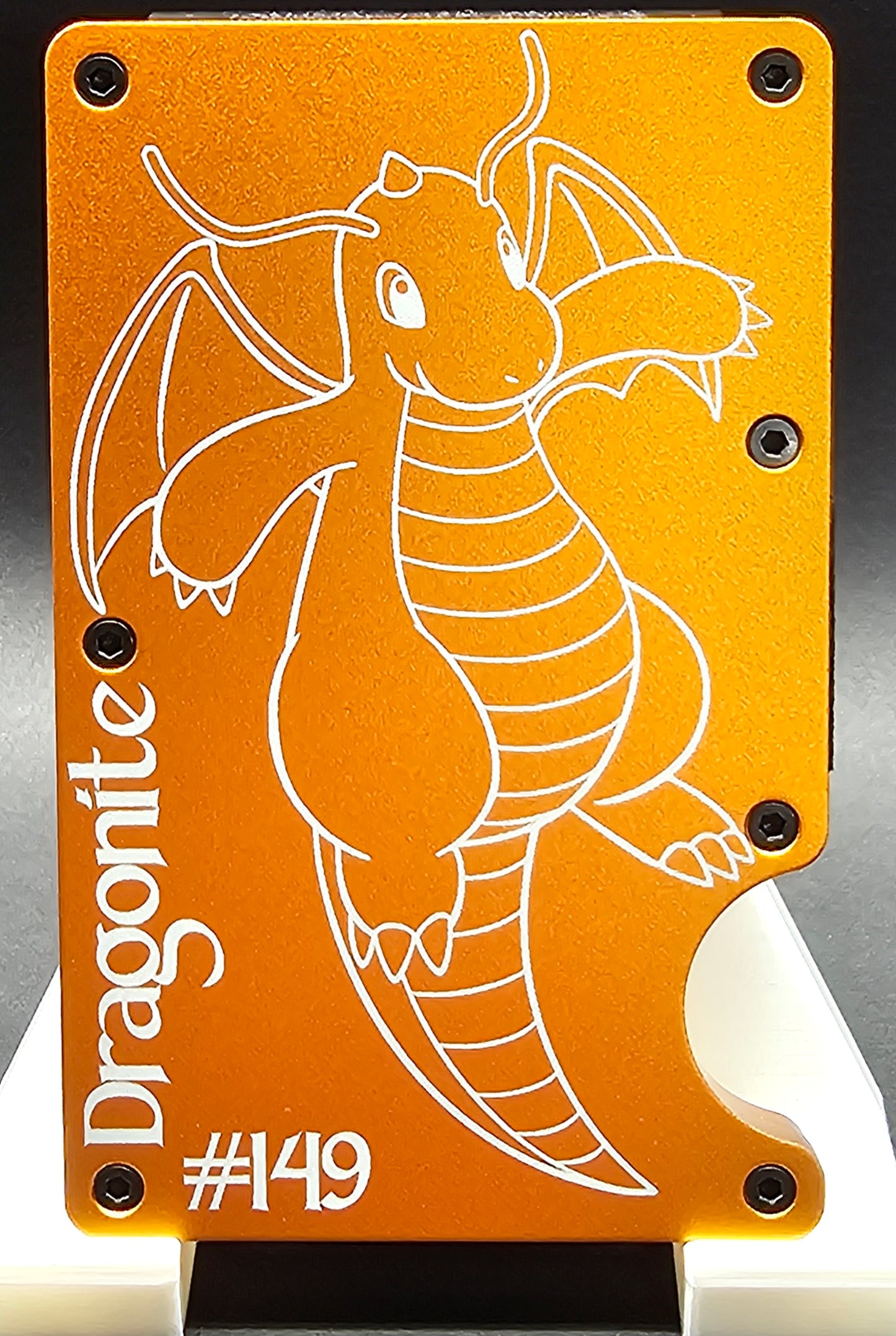 Laser Engraved RFID Blocking Aluminum Wallet