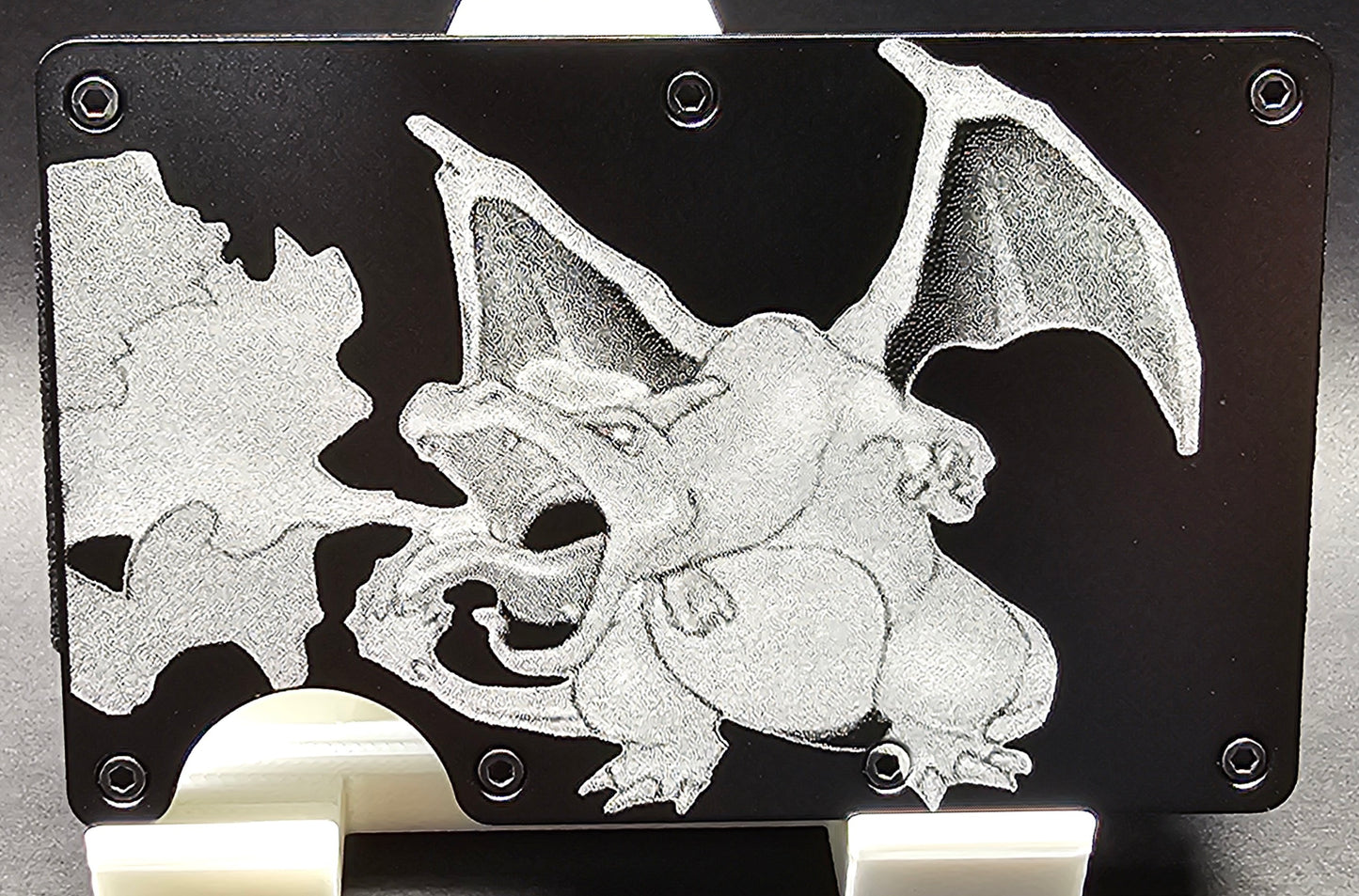 Laser Engraved RFID Blocking Aluminum Wallet