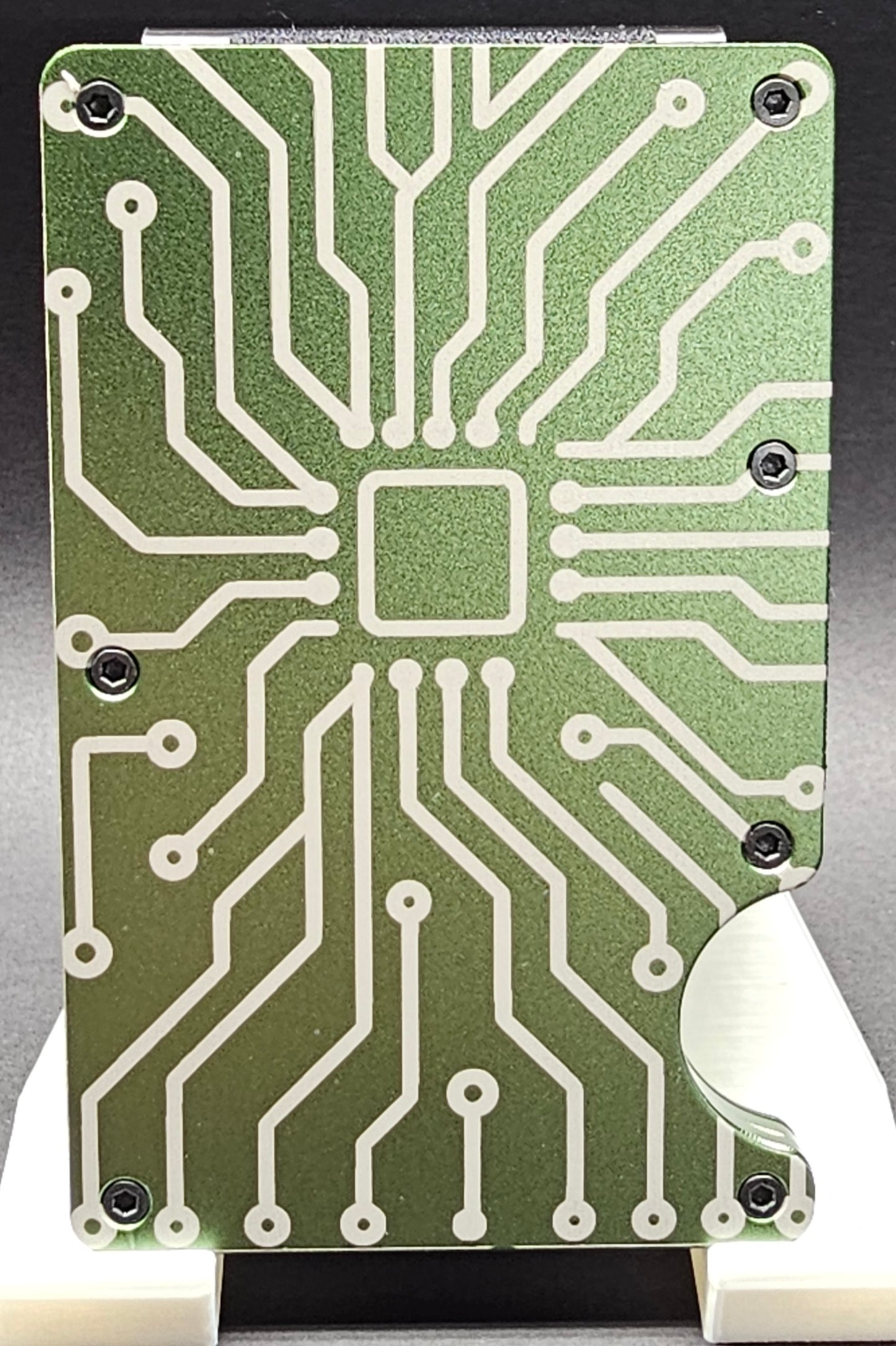 Laser Engraved RFID Blocking Aluminum Wallet