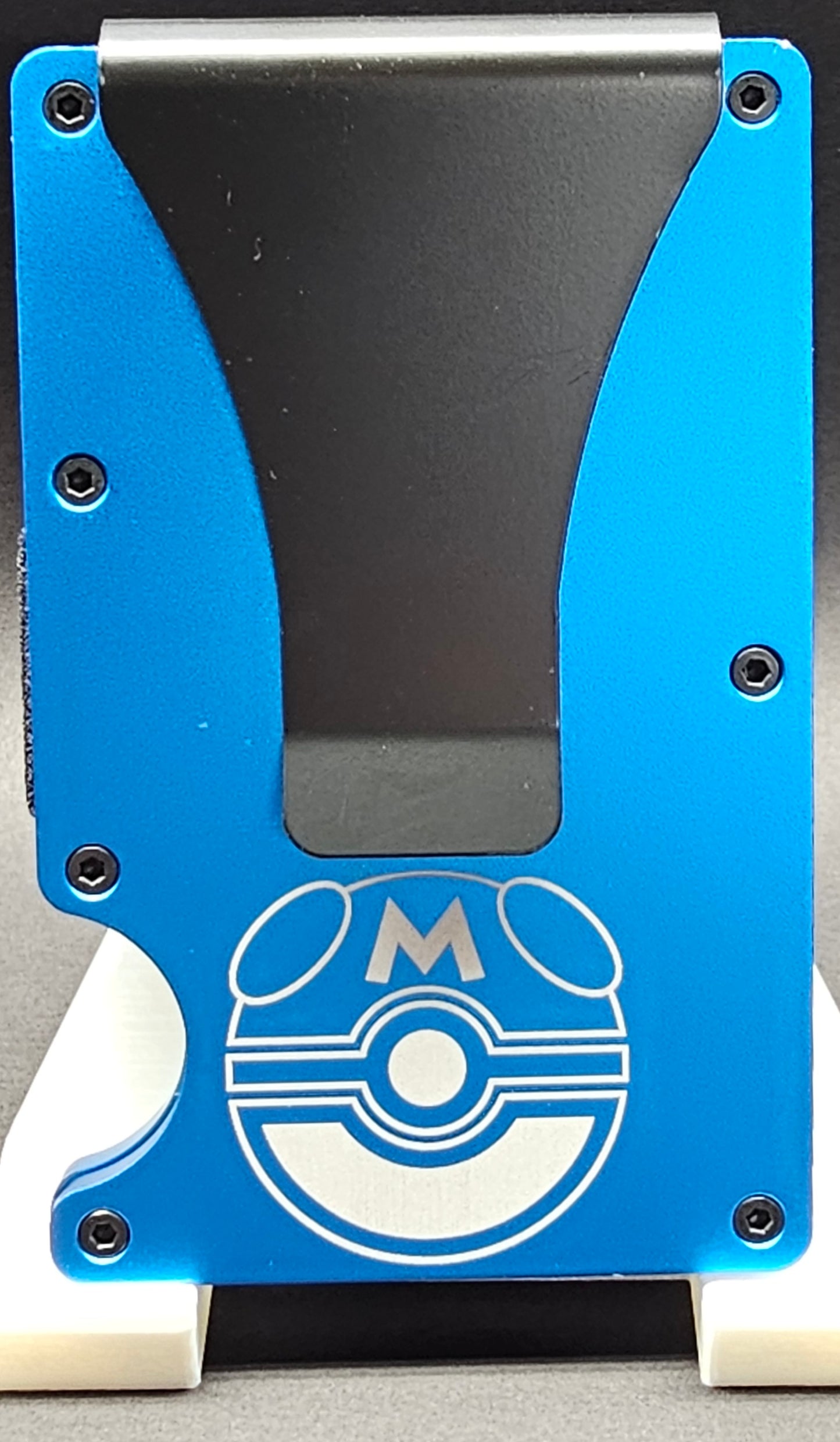 Laser Engraved RFID Blocking Aluminum Wallet