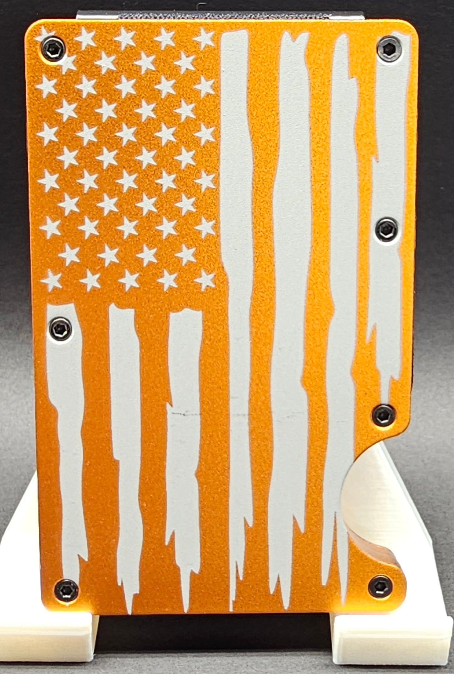 Laser Engraved RFID Blocking Aluminum Wallet