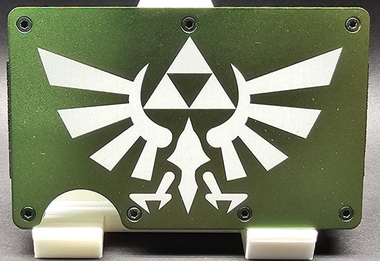 Laser Engraved RFID Blocking Aluminum Wallet
