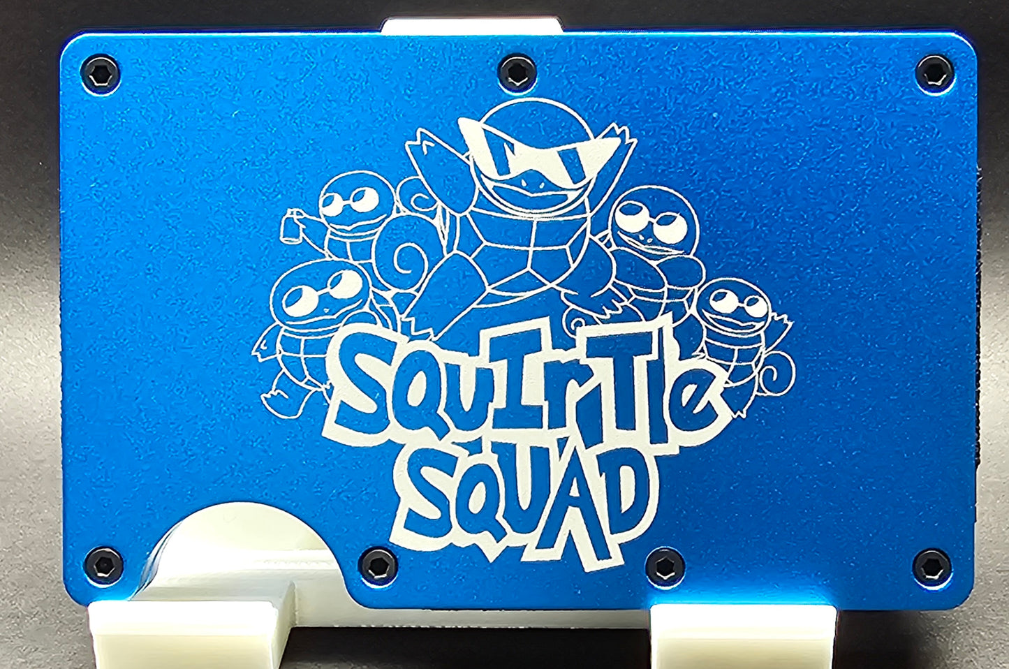 Laser Engraved RFID Blocking Aluminum Wallet